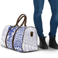 Samoa Pago Pago Aeto Travel Bag Wingstyle Blue-White Color - Polynesian Pride