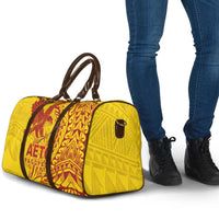 Samoa Pago Pago Aeto Travel Bag Wingstyle Red-Gold Color - Polynesian Pride
