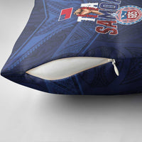 Rugby Toa Samoa Pillow Cover Champions Six Eight Five - Polynesian Pride