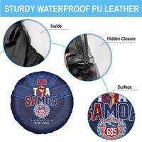 Rugby Toa Samoa Spare Tire Cover Champions Six Eight Five - Polynesian Pride