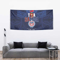 Rugby Toa Samoa Tapestry Champions Six Eight Five - Polynesian Pride
