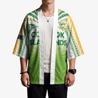 Custom Cook Islands Rugby League Kimono Tatau Tribal Motifs-Light Green Color LT03 - Polynesian Pride