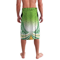 Custom Cook Islands Rugby League Lavalava Tatau Tribal Motifs-Light Green Color LT03 - Polynesian Pride