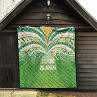Cook Islands Rugby League Quilt Tatau Tribal Motifs-Light Green Color LT03 - Polynesian Pride