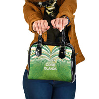 Cook Islands Rugby League Shoulder Handbag Tatau Tribal Motifs-Light Green Color LT03 One Size Green - Polynesian Pride