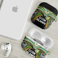Cook Islands Rugby League AirPods Case Tatau Tribal Motifs-Black Color LT03 - Polynesian Pride