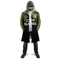 Custom Cook Islands Rugby League Cloak Tatau Tribal Motifs-Black Color LT03 - Polynesian Pride