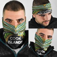 Cook Islands Rugby League Neck Gaiter Tatau Tribal Motifs-Black Color LT03 - Polynesian Pride