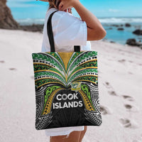 Cook Islands Rugby League Tote Bag Tatau Tribal Motifs-Black Color LT03 - Polynesian Pride