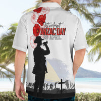 Tokelau ANZAC Day Hawaiian Shirt Lest We Forget Red Poppy Flowers and Soldier LT03 - Polynesian Pride