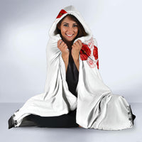 Tokelau ANZAC Day Hooded Blanket Lest We Forget Red Poppy Flowers and Soldier LT03 - Polynesian Pride