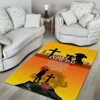 New Zealand and Australia ANZAC Day Area Rug Gallipoli Lest We Forget LT03 - Polynesian Pride