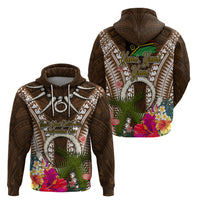 Vanuatu Selebretem 44th Indipendens Dei Hoodie Yumi Pig Tusk and Namele Fern LT03 - Polynesian Pride