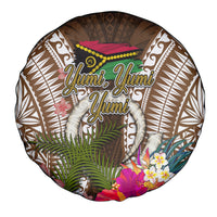 Vanuatu Selebretem 44th Indipendens Dei Spare Tire Cover Yumi Pig Tusk and Namele Fern LT03 - Polynesian Pride