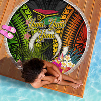 Vanuatu Independence Day Beach Blanket Tugeta Yumi Selebretem Indipendens Dei