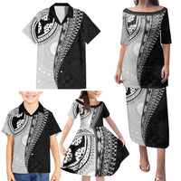 Fijian Masi Tattoos Family Matching Puletasi and Hawaiian Shirt with Tapa Tribal Pattern LT03 - Polynesian Pride