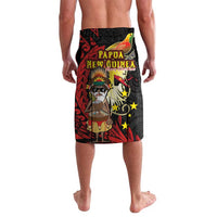 Papua New Guinea Christmas Lavalava Funny Melanesian Santa with Bird-of-paradise Tribal Style LT03 - Polynesian Pride