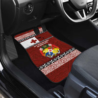Tongan Culture Car Mats Ngatu Art Tattoo and Emblem of Tonga LT03 - Polynesian Pride