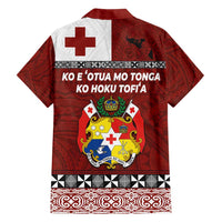 Tongan Culture Family Matching Long Sleeve Bodycon Dress and Hawaiian Shirt Ngatu Art Tattoo and Emblem of Tonga LT03 - Polynesian Pride