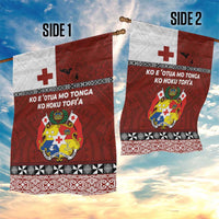Tongan Culture Garden Flag Ngatu Art Tattoo and Emblem of Tonga LT03 - Polynesian Pride