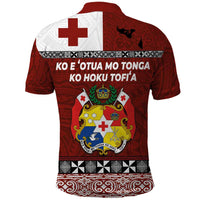 Tongan Culture Polo Shirt Ngatu Art Tattoo and Emblem of Tonga LT03 - Polynesian Pride