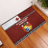 Tongan Culture Rubber Doormat Ngatu Art Tattoo and Emblem of Tonga LT03 - Polynesian Pride