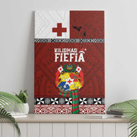 Tongan Christmas Canvas Wall Art Kilisimasi Fiefia with Ngatu Art Tattoo LT03 - Polynesian Pride