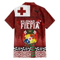 Tongan Christmas Family Matching Puletasi and Hawaiian Shirt Kilisimasi Fiefia with Ngatu Art Tattoo LT03 - Polynesian Pride