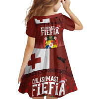 Tongan Christmas Family Matching Tank Maxi Dress and Hawaiian Shirt Kilisimasi Fiefia with Ngatu Art Tattoo LT03 - Polynesian Pride