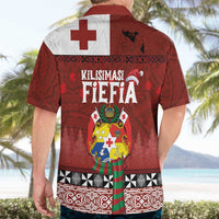 Tongan Christmas Hawaiian Shirt Kilisimasi Fiefia with Ngatu Art Tattoo LT03 - Polynesian Pride