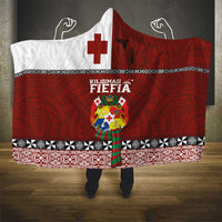 Tongan Christmas Hooded Blanket Kilisimasi Fiefia with Ngatu Art Tattoo LT03 - Polynesian Pride