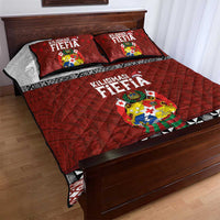 Tongan Christmas Quilt Bed Set Kilisimasi Fiefia with Ngatu Art Tattoo LT03 - Polynesian Pride