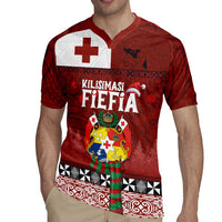 Tongan Christmas Rugby Jersey Kilisimasi Fiefia with Ngatu Art Tattoo LT03 - Polynesian Pride