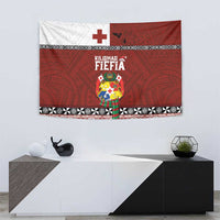 Tongan Christmas Tapestry Kilisimasi Fiefia with Ngatu Art Tattoo LT03 - Polynesian Pride
