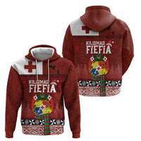 Tongan Christmas Zip Hoodie Kilisimasi Fiefia with Ngatu Art Tattoo LT03 - Polynesian Pride
