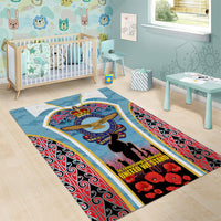 Royal New Zealand Air Force ANZAC Day Area Rug Te Tauaarangi o Aotearoa LT03 - Polynesian Pride