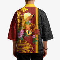 Papua New Guinea Independence Day Kimono Birds-of-Paradise Melanesian Tattoos Tropical Plants