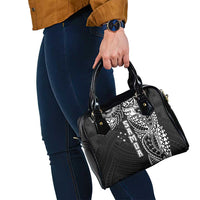 Samoa 685 Art Traditional Tattoo Pattern Shoulder Handbag Black Color