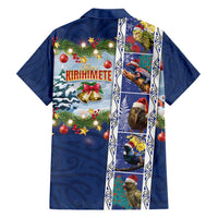 New Zealand Merry Christmas Hawaiian Shirt Maori Animals, Koru Tattoo - Blue Xmas Style LT03 - Polynesian Pride
