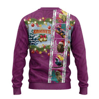 New Zealand Merry Christmas Ugly Christmas Sweater Maori Animals, Koru Tattoo - Pink Xmas Style LT03 - Polynesian Pride
