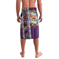 New Zealand Merry Christmas Lavalava Maori Animals, Koru Tattoo - Purple Xmas Style LT03 - Polynesian Pride