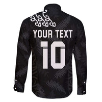 New Zealand Rugby Custom Family Matching Off The Shoulder Long Sleeve Dress and Hawaiian Shirt The Champions Aotearoa LT03 - Polynesian Pride