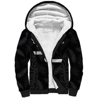 New Zealand Rugby Custom Sherpa Hoodie The Champions Aotearoa LT03 Unisex Black - Polynesian Pride