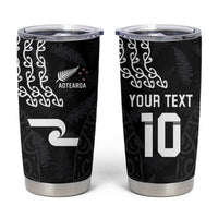 Custom New Zealand Rugby Jersey 2025 Tumbler Cup The Champions Aotearoa LT03 Black - Polynesian Pride