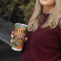 Hawaiian Honolulu Festival Tumbler Cup Hawaiian Identity - Hula Dancer and Ukulele Tropical Plants Style LT03 - Polynesian Pride