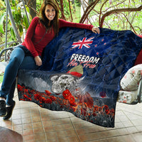 New Zealand ANZAC Day Quilt Freedom Ain't Free