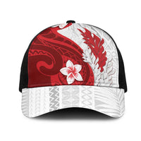 Samoa Teuila 2025 Mesh Trucker Cap Samoan Siapo Pattern Red Version - Polynesian Pride