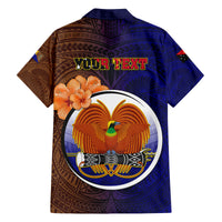 Personalized Papua New Guinea Manus Province Family Matching Puletasi Dress and Hawaiian Shirt Mix Coat Of Arms Polynesian Pattern LT05 - Polynesian Pride
