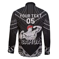 Custom Samoa Wrestling Family Matching Summer Maxi Dress and Hawaiian Shirt Samoan Wrestler Ulafala Style LT05 - Polynesian Pride
