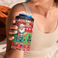 Mele Kalikimaka Hawaii Christmas 4 in 1 Can Cooler Tumbler Funny Santa 67 Gen Alpha Slang LT05 - Polynesian Pride